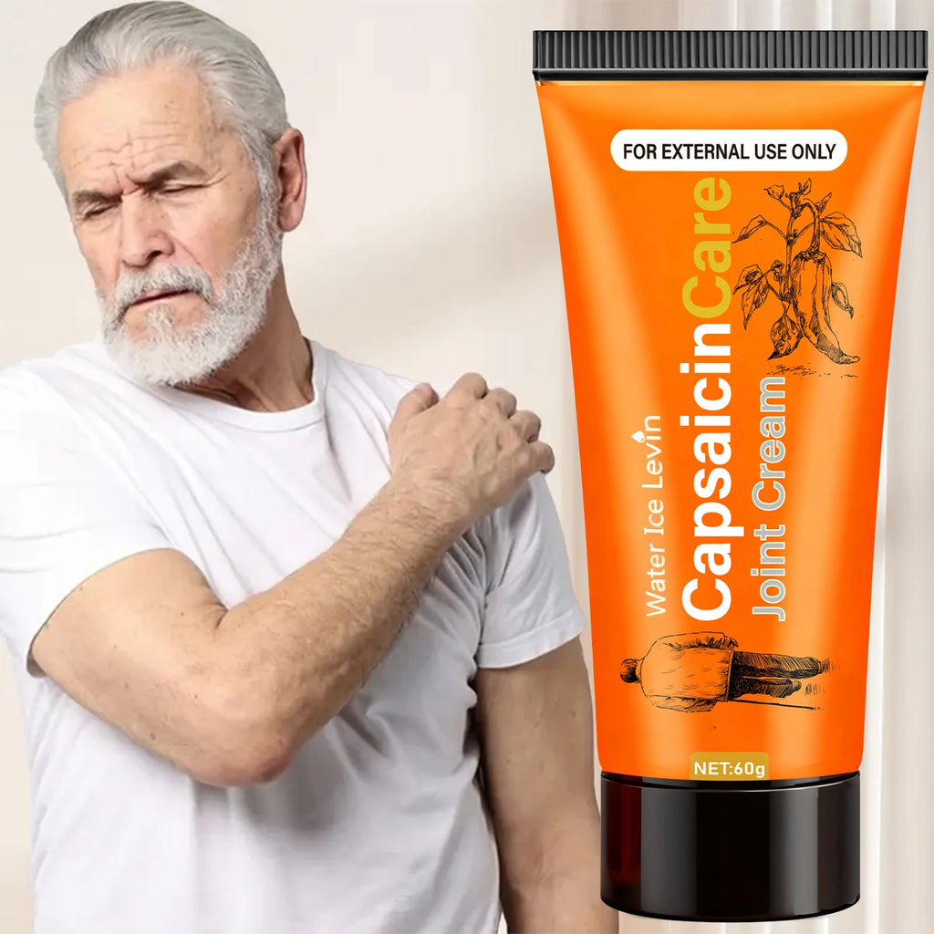 Capsaicin Care Joint Cream for Targeted Relief & Moisturizing with Glucosamine & Vitamin C.
