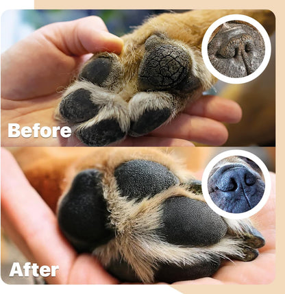 Paw Balm for Dog and Cat Paw Pad Balm Dog Nose Balm Cat Butter Paw Moisturizer Protect Dry Cracked Paw Foot Paw Elbows with 100% Natural Oil 3.5 Oz (Aloe & Vanilla)